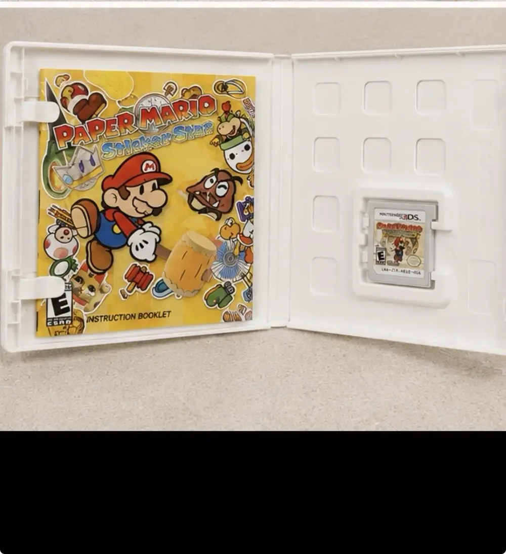 Paper Mario Sticker Star Nintendo 3DS Complete CIB Tested Authentic